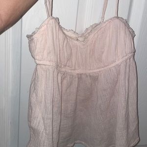 pink flowy urban outfitters tank